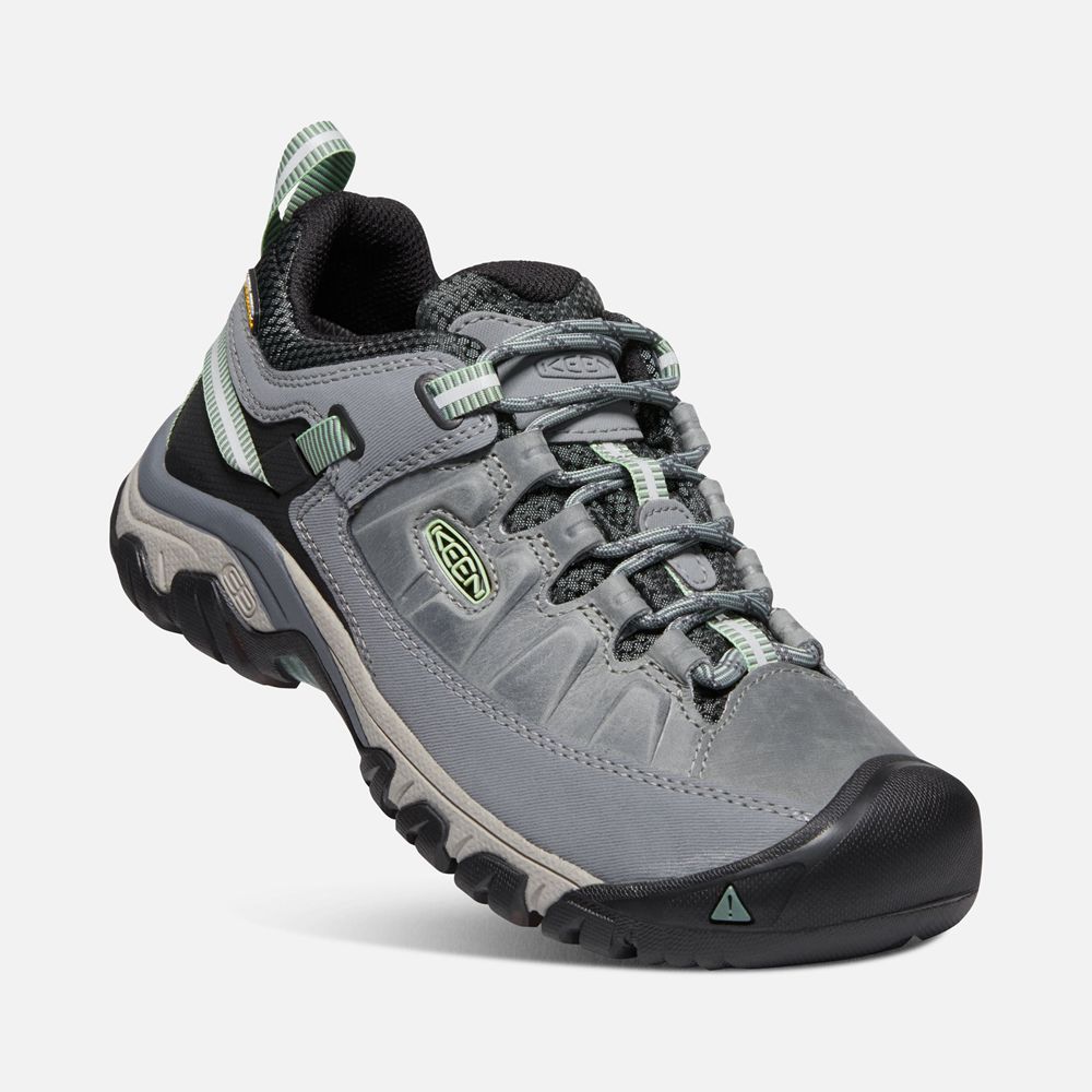 Keen Outdoor Ayakkabı Kadın Gri/Siyah - Targhee Iii Waterproof - Türkiye MCPJ68197